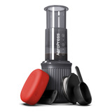Cafeteira Portátil Aeropress Go Cinza Com Filtro