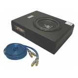 Caixa Amplificada 8 Slim Corzus Cxs200 + Cabo Rca 5m