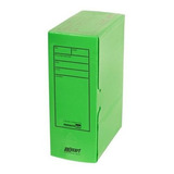 Caixa Arquivo Morto Plástica Prontobox - 10 Unidades Cor Verde