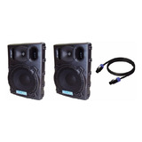 Caixa Ativa 200w + Passíva 250w Csr Linha 3000 Usb Sd Loja