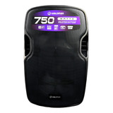 Caixa Ativa Waldman Rc-750x Rc750x 15 Pol 750w Bluetooth Cor Preto 110v/220v