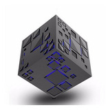 Caixa Bluetooth Q+ Cubo Magico Led, Lindo Design E Som Limpo