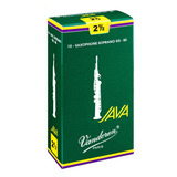Caixa C/ 10 Palhetas Vandoren Java Para Sax Soprano Nº 2,5