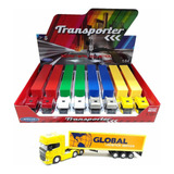 Caixa C/8 Miniatura Carreta Scania V8 R730 1/64 Atacado