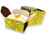 Caixa Caixinha Box Para Alimento Delivery - Grande 100 Uni