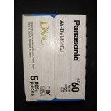 Caixa Com 5 Fita Panasonic Digital Vídeo Dvc Ay-dvm60ej