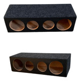 Caixa Corneteira Vazia Para 2 Drive 2 Tweeter Cone Curto 
