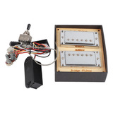 Caixa De Bateria De Circuito Ativo Humbucker Pickup Para Gib