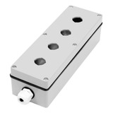 Caixa De Botoeira Metálica Em Alumínio Bta-04-22c Kit Com 2