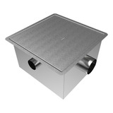 Caixa De Gordura Industrial 100% Em Aço Inox 25x25x20
