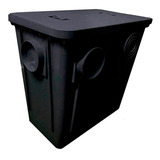 Caixa De Gordura Preta 52x33x51cm 52l - Roma