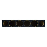 Caixa De Madeira Corneta 4 Drivers 2 Tweeters Longa 1425
