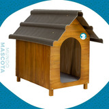 Caixa De Madeira Para Cães De Raças Pequenas/tamanho Nº 3 Cor Marrom
