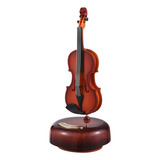 Caixa De Música Clássica Giratória Para Violino, Réplica De