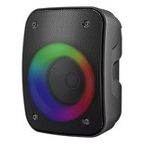 Caixa De Som 10w Rádio Fm Hi-fi Com Bluetooth E Luzes Rgb