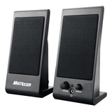 Caixa De Som 2.0 Multilaser 3w Rms Flat Usb P/ Computador