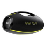 Caixa De Som Alto Falante Bluetooth Waaw By Alok Hyperboom 1000 Cor Preto