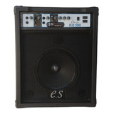 Caixa De Som Amplificada Bluet Microfone/guitarra/teclado
