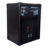 Caixa De Som Amplificada Violão Guitarra Mic Bluet 40 Watts Cor Marrom 110v/220v