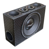 Caixa De Som Automotiva Slim Trio Oestesom Woofer 10 Pol