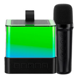 Caixa De Som Bluetooth Flip Karaoke Bivolt 1 Mic