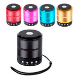 Caixa De Som Bluetooth Mini Speaker Ws-887 Caixinha De Som Cor Prata 110v