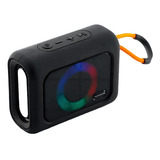 Caixa De Som Bluetooth Portátil Tomate Mts-1001 Led Cor Preto 110v/220v