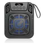 Caixa De Som Bluetooth Portátil Tws Rádio Pen Drive - Grasep Cor Preto Voltagem 110v/220v