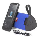 Caixa De Som Bluetooth Sd Fm Usb Multimidia Azul Cs-m33bt