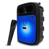 Caixa De Som Caixinha Bluetooth Som Portátil Potente Fm Usb Cor Azul 110v/220v