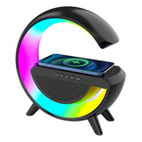 Caixa De Som E Carregador G Speaker Smart Luminaria Led