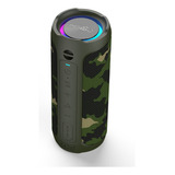 Caixa De Som Imenso X04 Bluetooth 30w Ipx6 8h Rgb Cor Camuflado 110v/220v