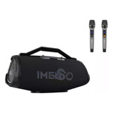Caixa De Som Imenso X75 200w Bluetooth Portátil