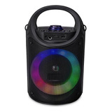 Caixa De Som Karaokê Circle Bluetooth Multimidia Led Rgb 60w