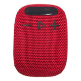 Caixa De Som Para Bike Com Suporte Guidão A Prova D'agua Cor Vermelho 110v/220v