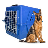 Caixa De Transporte Cachorros Pet Extra Grande Thor Número 5 Cor Azul