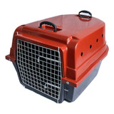 Caixa De Transporte Para Cães E Gatos Azul Plast-kão N.4