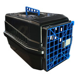 Caixa De Transporte Pet Porte Pequeno No1mec Pet - Azul