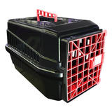 Caixa De Transporte Pet Porte Pequeno No1mec Pet - Vermelho