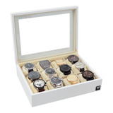 Caixa Estojo Nobre Para Organizar 12 Relógios Madeira Luxo