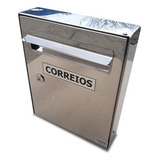 Caixa Inox 430 P/entrada De Prédio C/chapéu 40x30x15