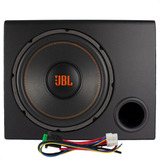 Caixa Jbl Ativa Sub 12 Pol 350wrms Amplificada Som Carro 12v Cor Preta