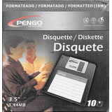Caixa Lacrada C/ 10 Disquete 3.5 1.44mb Floppy Disk Novo