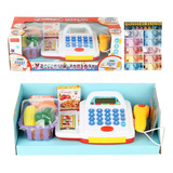 Caixa Mini Supermercado Brinquedo Infantil Crianças Dinheiro Cor Colorido