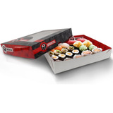 Caixa Para Sushi Delivery- Gg - Pct C/100 Unid