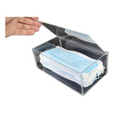 Caixa Porta Mascaras Lenços Papel Luvas Em Acrílico