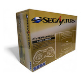 Caixa Sega Saturn Dourado Com Divisoria De Madeira Mdf