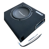 Caixa Som Amplificada Carro Mini Slim Sub 8 Pol Absolut