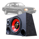 Caixa Som Automotivo Trio Completa Subwoofer Gm Chevette