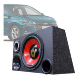 Caixa Som Automotivo Trio Completa Subwoofer Gm Onix Prisma